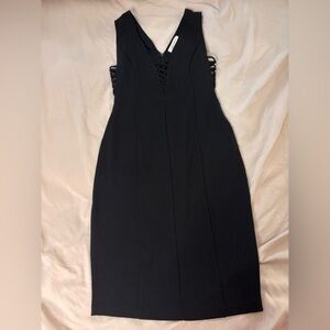 Cupcakes & Cashmere Black Backless Dress